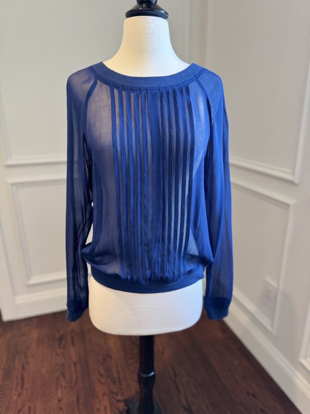 Navy blue blouse - One Fine Day Anthropologie